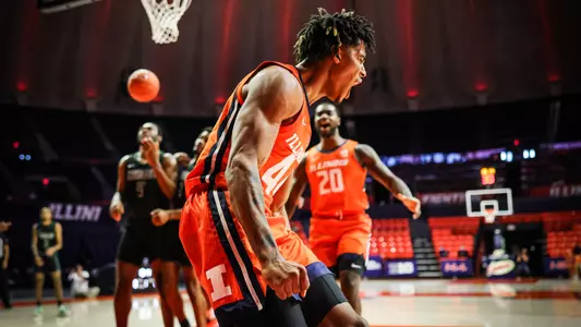 Adam Miller (44)Illinois Fighting Illini Men's Basketball vs. Chicago State - 11/26/20