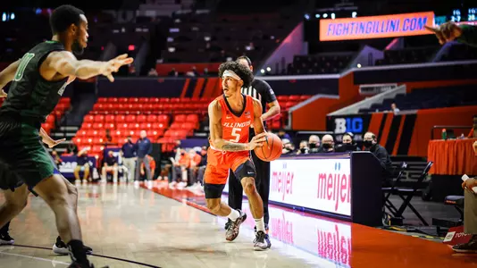 Andre Curbelo (5)Illinois Fighting Illini Men's Basketball vs. Chicago State - 11/26/20