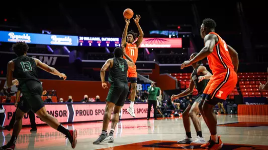 Ayo Dosunmu (11)Illinois Fighting Illini Men's Basketball vs. Chicago State - 11/26/20