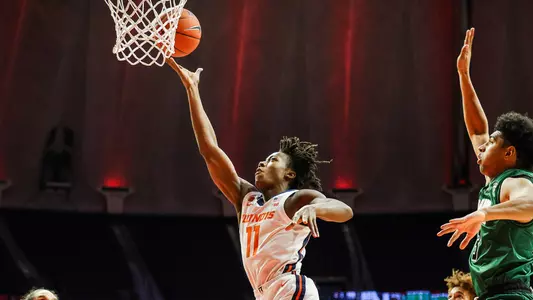 Ayo Dosunmu (11)Illinois Fighting Illini Men's Basketball vs. Ohio - 11/27/20