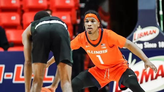 Trent Frazier (1)Illinois Fighting Illini Men's Basketball vs. Chicago State - 11/26/20