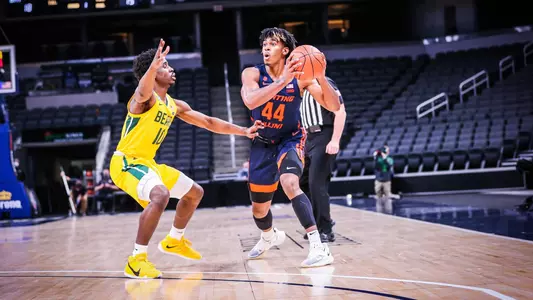 Adam Miller (44)Illinois Fighting Illini Men's Basketball vs. Baylor - 12/2/20