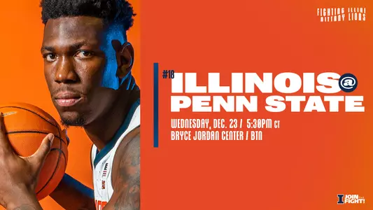 Illinois-Penn State Matchup Graphic