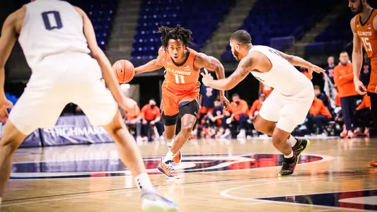 Ayo Dosunmu (11)Illinois Fighting Illini Men's Basketball at Penn State - 12/23/20
