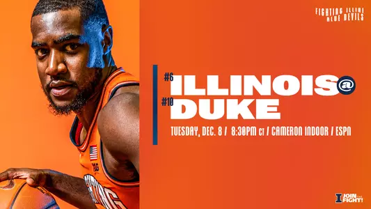 Illinois-Duke Matchup Graphic