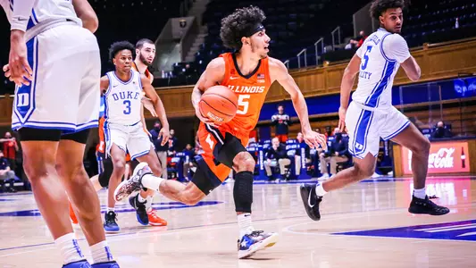 Andre Curbelo - Illinois Men's Basketball at Duke - 12/08/2020