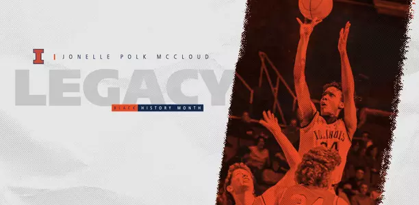 Jonelle Polk - Illinois Athletics Black History Month 2020
