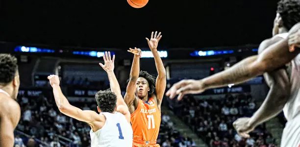 Ayo Dosunmu (11)Illinois Men's Basketball vs. Penn State in University Park, PA.February 18, 2020