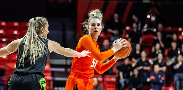 Senior forward Ali Andrews vs. Michigan State - Feb. 26, 2020