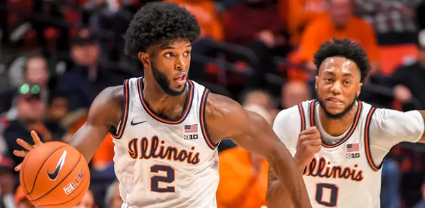 Kipper Nichols (2)Illinois Men's Basketball vs. Northwestern in Champaign, Illinois.January 18, 2020Photo Credit: Mark Jones / Illinois Athletics
