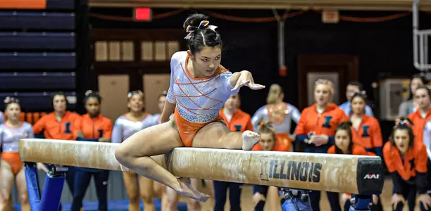 Mia Takekawa - Illinois Women's Gymnastics vs. Michigan - 01/18/2020 -