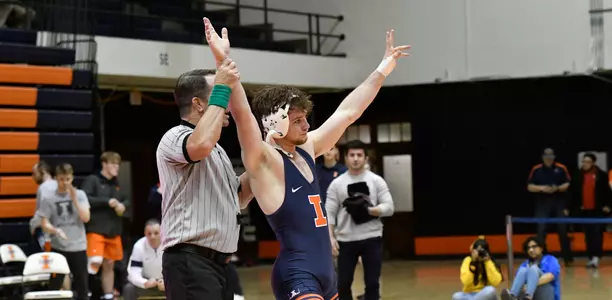 Eric Barone - Illinois Wrestling vs. Fresno State - 02/21/2020