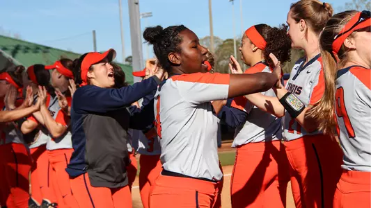 Akilah Mouzon - Illinois Softball vs. Nichols State - 02/24/2019
