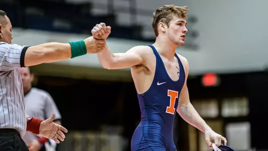 Travis Piotrowski - Illinois Wrestling vs. Indiana - 01/12/2020