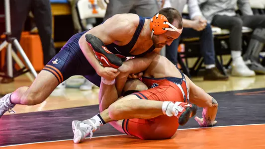 Joey Gunther - Illinois Wrestling vs. Fresno State - 02/21/2020