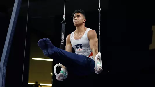 Satchel Hudson - Illinois Men's Gymnastics at 2018-19 Big Ten Championships