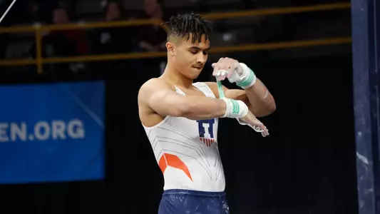 Satchel Hudson - Illinois Men's Gymnastics at 2018-19 Big Ten Championships
