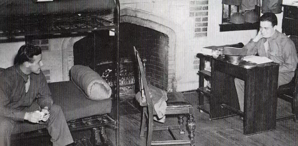 Illinois Athletics - WWII Fraternity Bunks