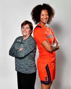Illinois Women's Basketball - Eva Rubin, Nancy Fahey