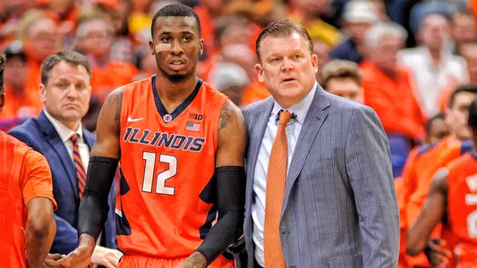 Illinois Men's Basketball - Leron Black, Brad Underwood 2017