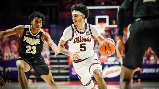 Andre Curbelo - Illinois Men's Basketball vs Purdue - 01/02/2021
