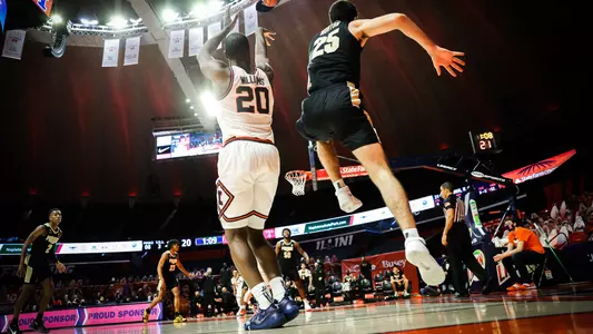 Da'Monte Williams (20)Illinois Fighting Illini Men's Basketball vs Purdue - 1/2/21