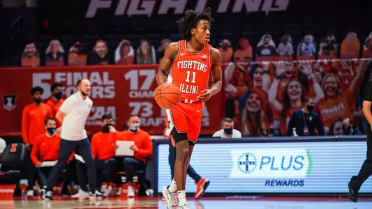 Ayo Dosunmu (11)Illinois Fighting Illini Men's Basketball vs. Penn State - 1/19/21