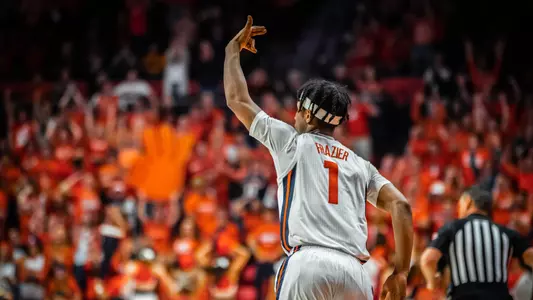 Trent Frazier (1)Illinois Men's Basketball vs. Iowa in Champaign, Illinois.March 08, 2020Photo Credit: Craig Pessman / Illinois Athletics