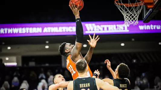 Kofi Cockburn (21)Illinois Fighting Illini Men's Basketball at Northwestern - 1/7/21