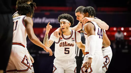 Andre Curbelo (5)Illinois Fighting Illini Men's Basketball vs Purdue - 1/2/21