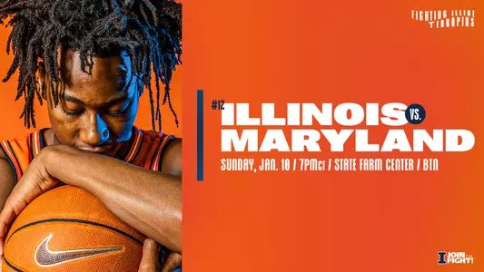 Illinois-Maryland Matchup Graphic
