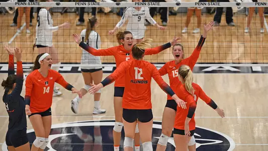 VB - Team Celebration at Penn State