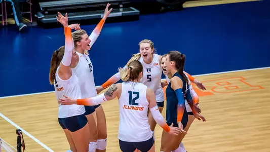 VB - Team Celebration vs. Indiana