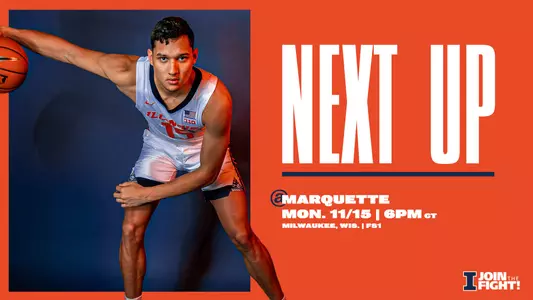 Illinois-Marquette Matchup Graphic