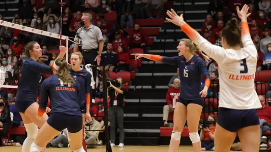 VB - Team Celebration at Indiana