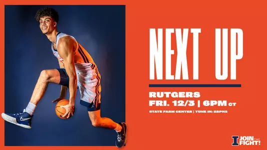 Illinois-Rutgers Matchup Graphic