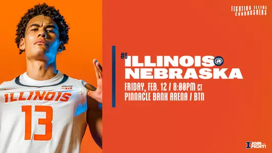 Illinois-Nebraska Matchup Graphic