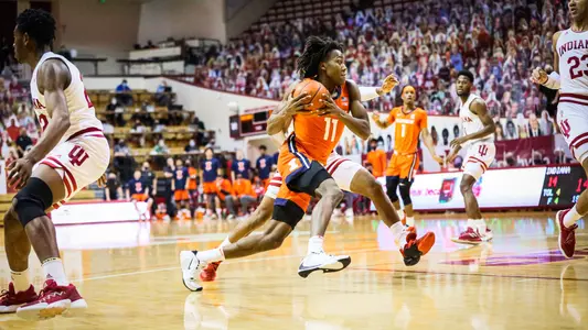 Ayo Dosunmu (11)Illinois Fighting Illini Men's Basketball at Indiana - 2/2/21