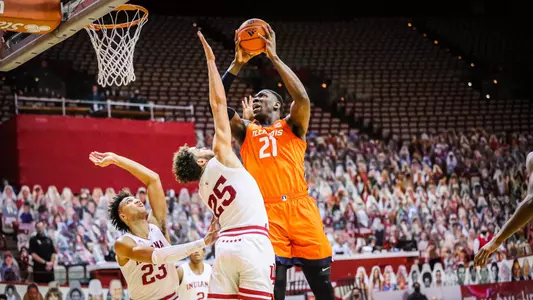 Kofi Cockburn (21)Illinois Fighting Illini Men's Basketball at Indiana - 2/2/21