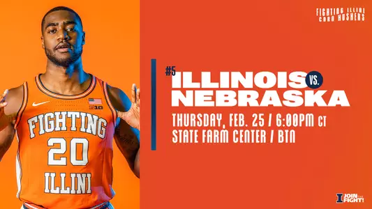 Illinois-Nebraska Matchup Graphic