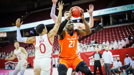 Kofi Cockburn (21)Illinois Fighting Illini Men's Basketball at Wisconsin - 2/27/21