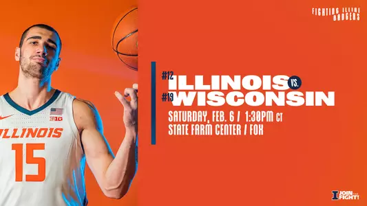 Illinois-Wisconsin Matchup Graphic