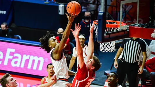 Ayo Dosunmu (11)Illinois Fighting Illini Men's Basketball vs. Wisconsin - 2/6/21