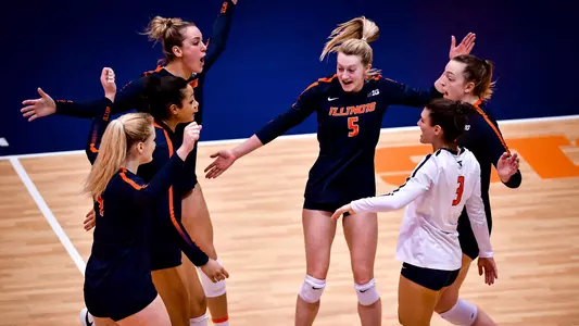 VB - Maryland win celebration