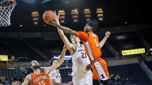 Illinois Fighting Illini Men's Basketball at Michigan - 3/2/21