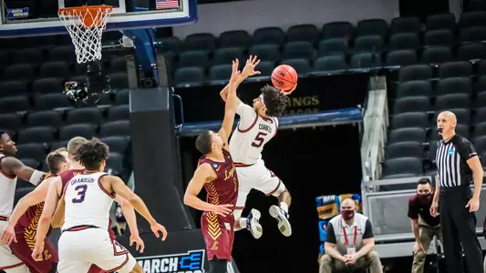 Andre Curbelo (5)Illinois Fighting Illini Men's Basketball vs. Loyola Chicago - 3/21/21, NCAA Tournament Second Round