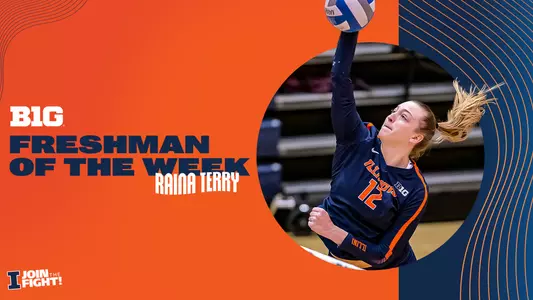 VB - Terry Big Ten Freshman of the Week