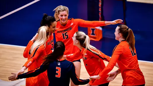 VB - Team Celebration vs. Indiana