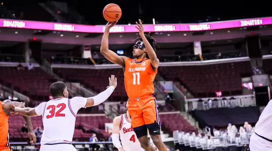 Ayo Dosunmu (11)Illinois Fighting Illini Men's Basketball at Ohio State - 3/6/21