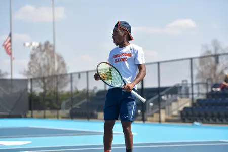 Siphosothando MontsiIllinois Fighting Illini Men's Tennis vs Minnesota 04/04/2021